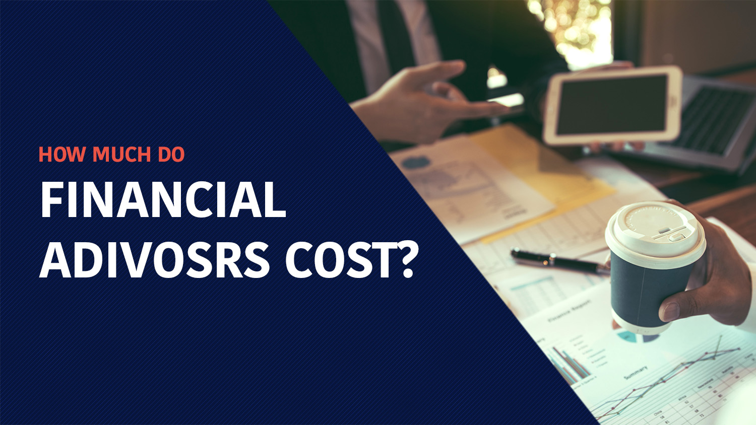 Visual representation of financial advisor cost questions.